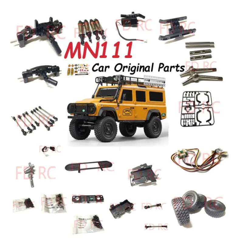 MN MN111 RC Car Spare Parts Original Motherboard Circuit Board Axle Wave Box Tie Rod Shock Absorber Tire Screw Lamp Set
MN MN111 RC Car Spare Parts Original Motherboard Circuit Board Axle Wave Box Tie Rod Shock Absorber Tire Screw Lamp Set