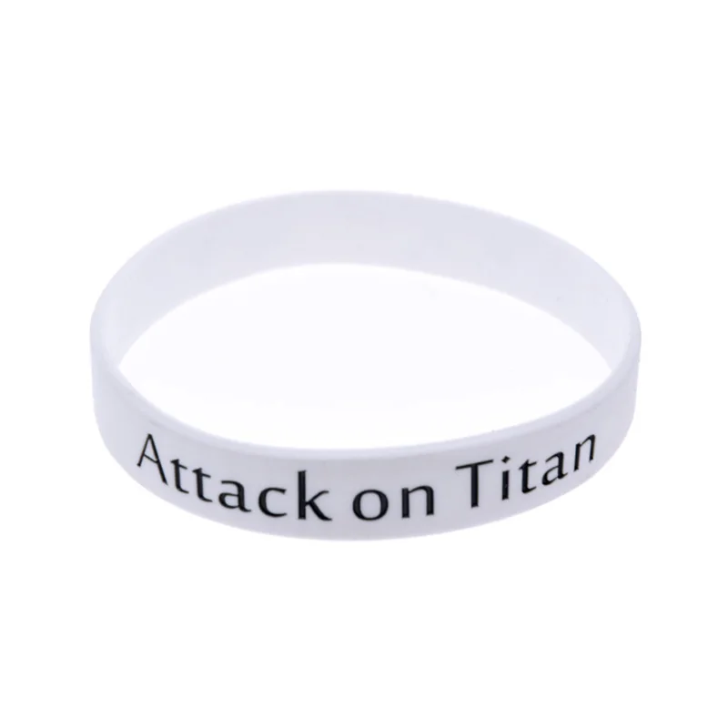 50 PCS Attack on Titan Silicone Wristband Japanese Cartoon TV Decoration Gift Adult Size
50 PCS Attack on Titan Silicone Wristband Japanese Cartoon TV Decoration Gift Adult Size