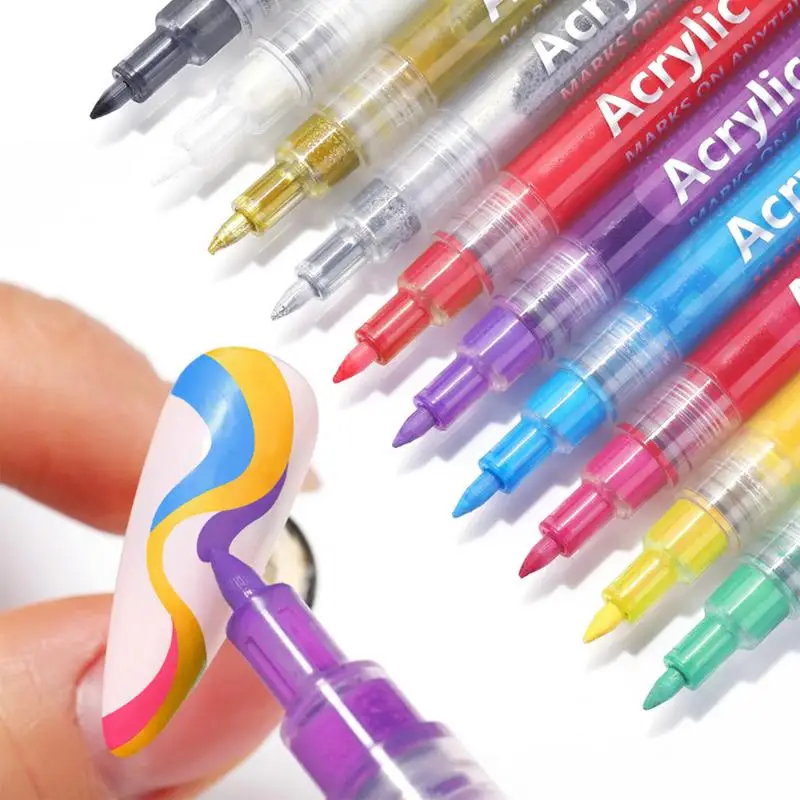 Graffiti Pen 10 Colors Graffiti Pen Nail Polish Pens Fine Tip For Dotting Outlining DIY Flower Abstract Lines
Graffiti Pen 10 Colors Graffiti Pen Nail Polish Pens Fine Tip For Dotting Outlining DIY Flower Abstract Lines