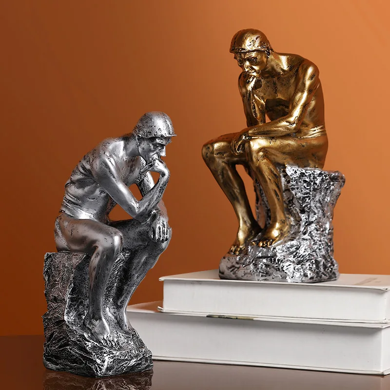 Nordic RetroThinker Statue Resin Figurine Office Home Interior Decoration Desktop People Decor Crafts Sculpture Modern Art
Nordic RetroThinker Statue Resin Figurine Office Home Interior Decoration Desktop People Decor Crafts Sculpture Modern Art