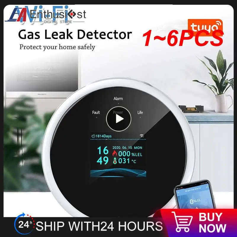 1~6PCS Wifi Natural Gas Sensor Combustible Household Smart LPG Gas Alarm Detector Leakage Sensor Wifi Temperature Detectors
1~6PCS Wifi Natural Gas Sensor Combustible Household Smart LPG Gas Alarm Detector Leakage Sensor Wifi Temperature Detectors