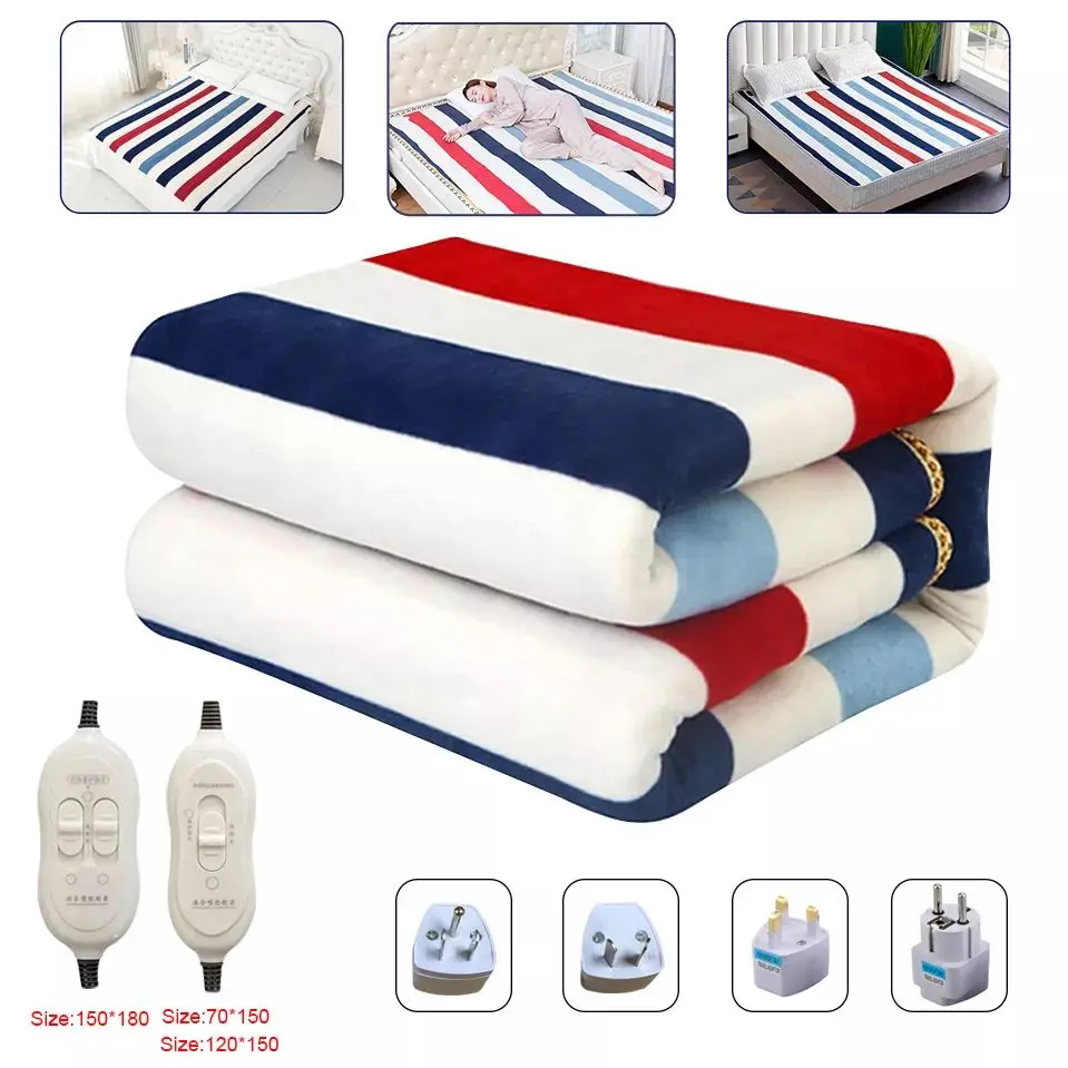 220V Blanket Heated Electric Mattress Thicken Thermostat Electric Blankets Security Electric Heating Blanket Warm Heated Plaid
220V Blanket Heated Electric Mattress Thicken Thermostat Electric Blankets Security Electric Heating Blanket Warm Heated Plaid