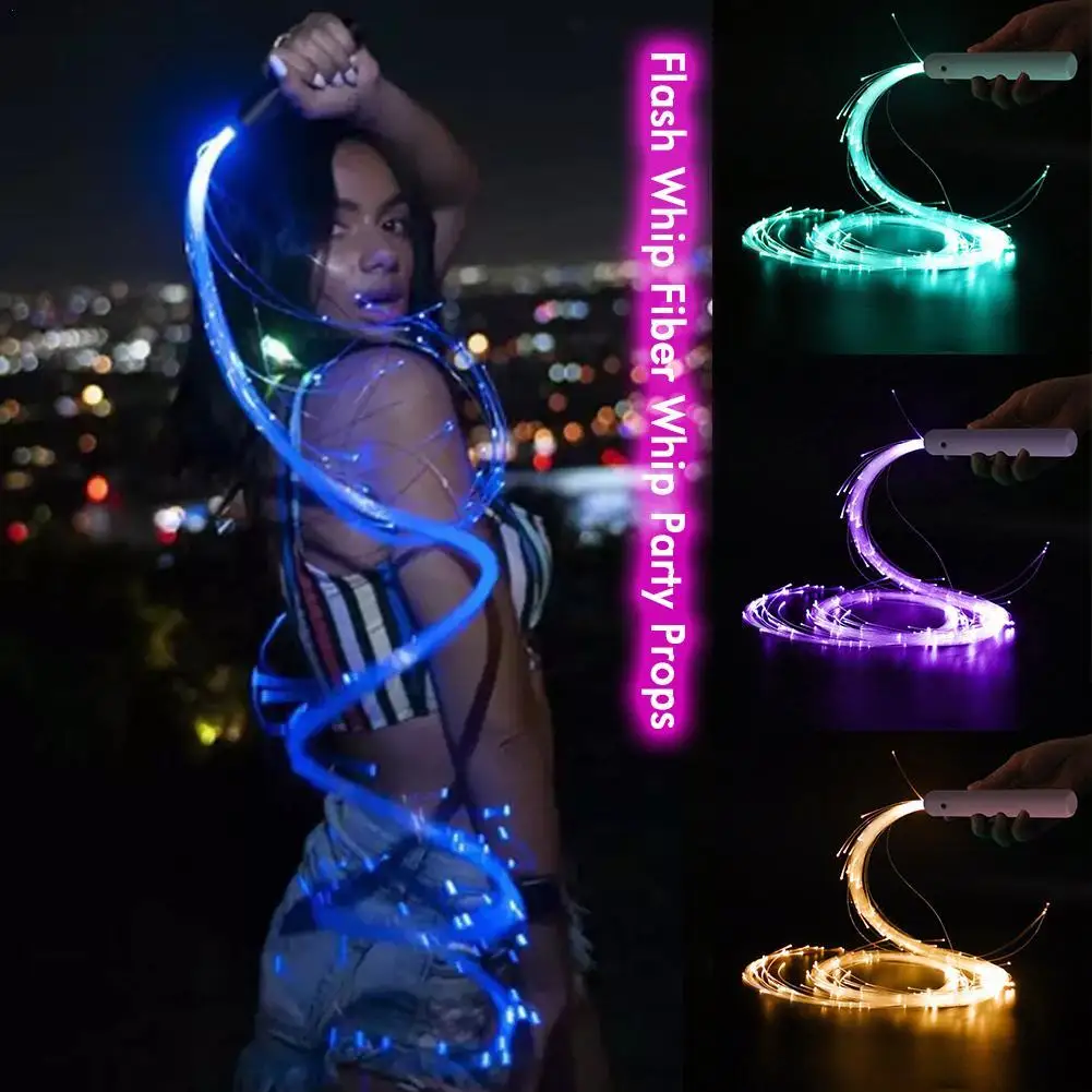 LED Fiber Optic Whip 360° Swivel Super Bright Light Up Rave Toy EDM Pixel Flow Lace Dance Festival Party Disco Dance Whips
LED Fiber Optic Whip 360° Swivel Super Bright Light Up Rave Toy EDM Pixel Flow Lace Dance Festival Party Disco Dance Whips