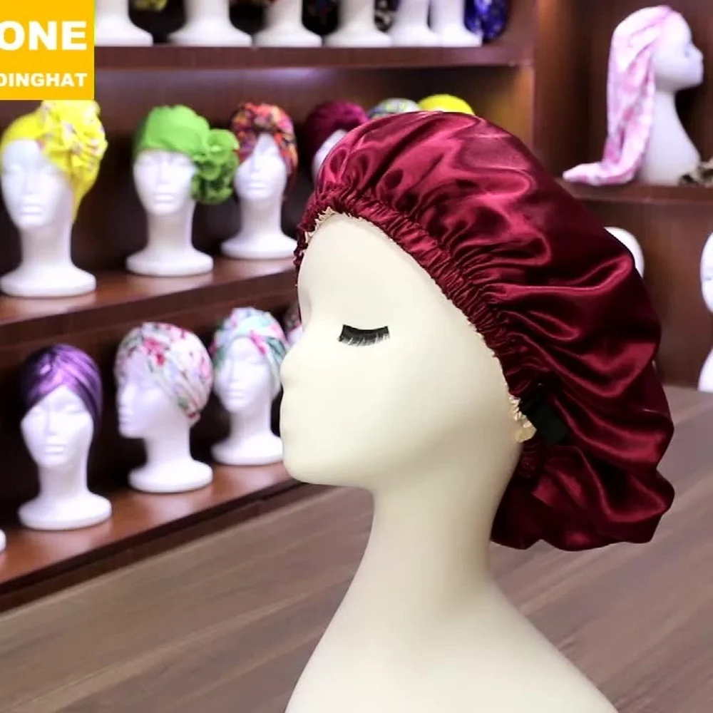 New Satin Hair Cap For Sleeping Invisible Flat Imitation Silk Round Haircare Women Headwear Ceremony Adjusting Button Night Hat
New Satin Hair Cap For Sleeping Invisible Flat Imitation Silk Round Haircare Women Headwear Ceremony Adjusting Button Night Hat
