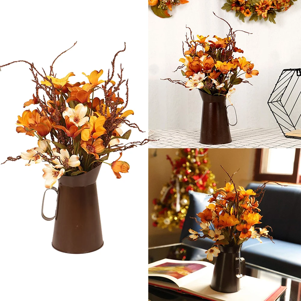 Artificial Autumn Bouquet With Bucket For Festival Thanksgiving Autumns Decoration Simulated Bouquet Ornament Wedding Supplies
Artificial Autumn Bouquet With Bucket For Festival Thanksgiving Autumns Decoration Simulated Bouquet Ornament Wedding Supplies