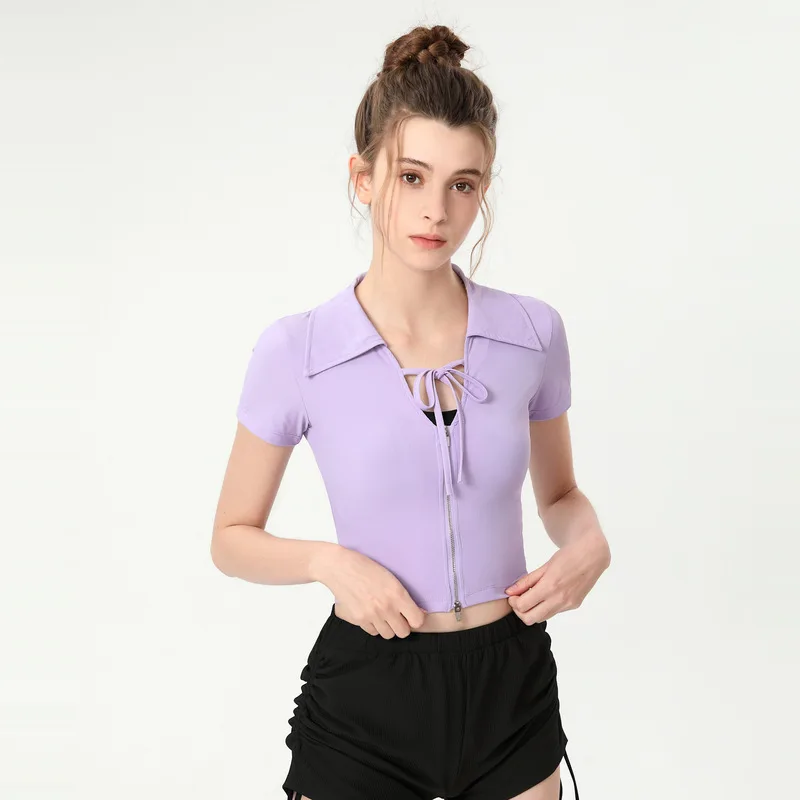 aIo Yoga Summer Sports Top Women Tight Slim Sexy Umbilical Short Sleeve T-shirt Net Red Running Training Yoga Fitness Suit
aIo Yoga Summer Sports Top Women Tight Slim Sexy Umbilical Short Sleeve T-shirt Net Red Running Training Yoga Fitness Suit