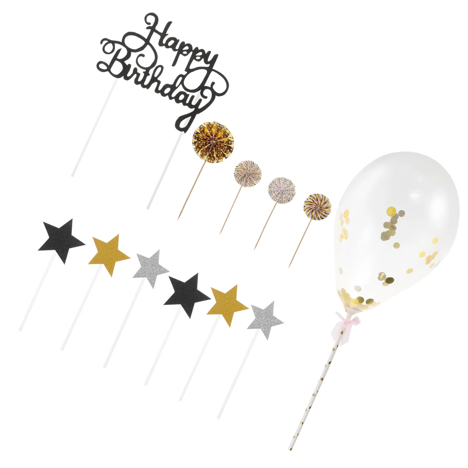 Cake Birthday Topper Toppers Picks Cupcakedessert Glitter Balloon Happy Insert Sticks Decor Supplies Decoration Party Donut
Cake Birthday Topper Toppers Picks Cupcakedessert Glitter Balloon Happy Insert Sticks Decor Supplies Decoration Party Donut