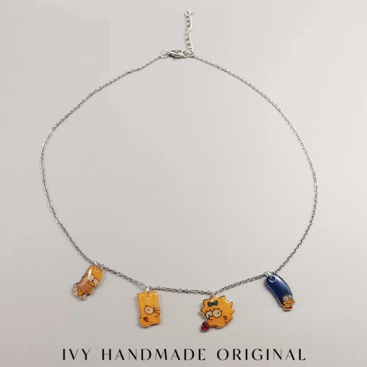 The Simpsons Necklace Accessories Stainless Steel Chain Acrylic Pendant The Simpsons Cartoon Necklace Decoration Jewelry Gifts 
The Simpsons Necklace Accessories Stainless Steel Chain Acrylic Pendant The Simpsons Cartoon Necklace Decoration Jewelry Gifts
