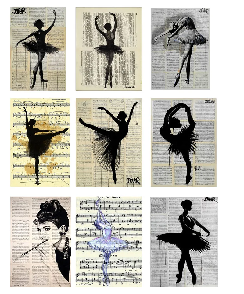 9PCS Ballet silhouette Stickers Crafts And Scrapbooking stickers kids toys book Decorative sticker DIY Stationery
9PCS Ballet silhouette Stickers Crafts And Scrapbooking stickers kids toys book Decorative sticker DIY Stationery