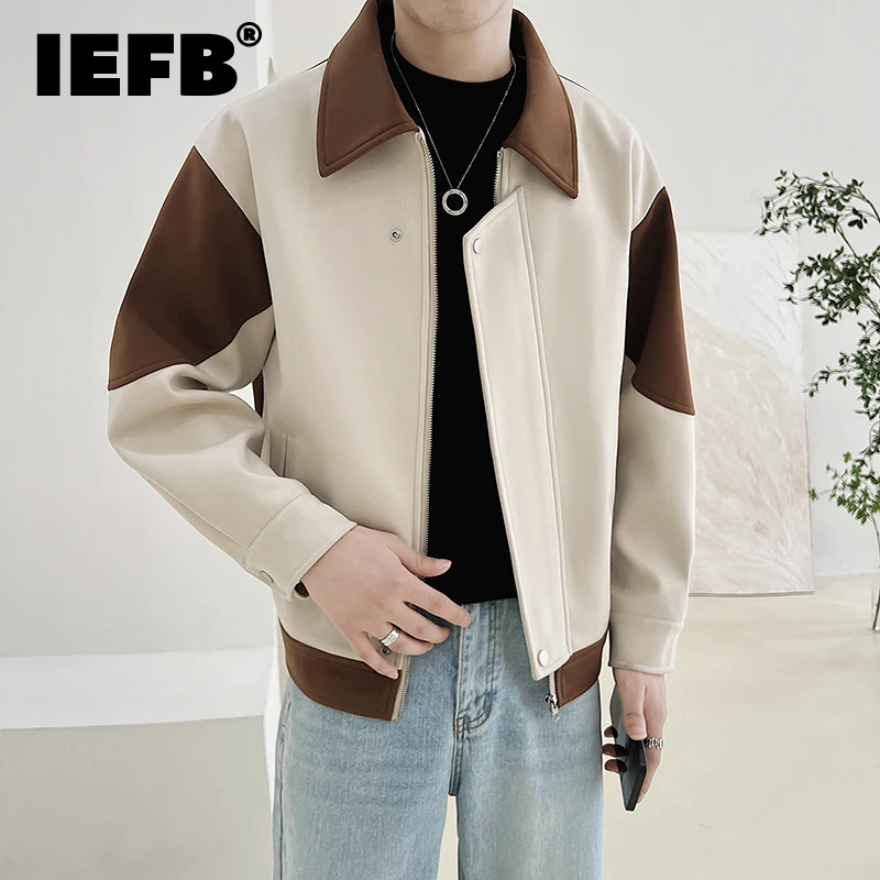 Кардиган IEFB мужской шерстяной, пальто, Модная приталенная куртка контрастных цветов, свободного покроя, в Корейском стиле, 9C2150, Осень-зима
Кардиган IEFB мужской шерстяной, пальто, Модная приталенная куртка контрастных цветов, свободного покроя, в Корейском стиле, 9C2150, Осень-зима