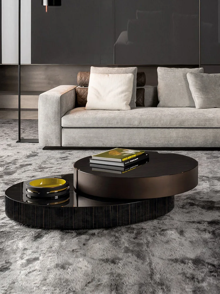 Italian creative light luxury size tea table high quality tempered glass surface double-layer round tea table side table
Italian creative light luxury size tea table high quality tempered glass surface double-layer round tea table side table