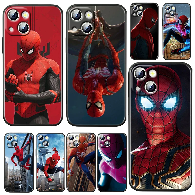 Marvel Hero Spiderman Hot For Apple iPhone 13 12 11 Pro Max Mini XS Max X XR 6 7 8 Plus 5S SE 2020 TPU Soft Black Phone Case
Marvel Hero Spiderman Hot For Apple iPhone 13 12 11 Pro Max Mini XS Max X XR 6 7 8 Plus 5S SE 2020 TPU Soft Black Phone Case