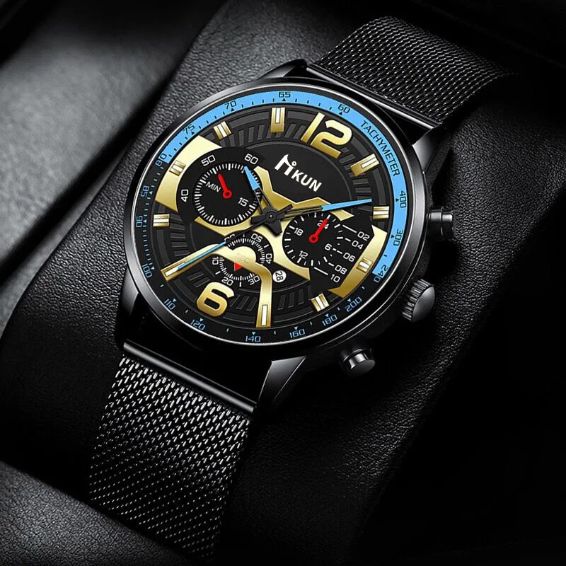 Mens Watches Top Brand Luxury Leather Sports Watch Men Fashion Chronograph Quartz Man Clock Waterproof Relogio Masculino
Mens Watches Top Brand Luxury Leather Sports Watch Men Fashion Chronograph Quartz Man Clock Waterproof Relogio Masculino