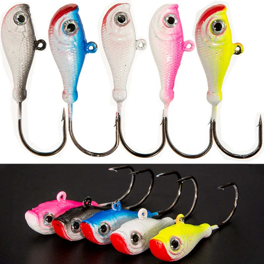 5pcs/lot jig head fishhooks Simulated Fish Head Hook 28g Fishing Jig High Carbon Steel Fishhook 3D Eyes Pike Bass Fishing Tackle
5pcs/lot jig head fishhooks Simulated Fish Head Hook 28g Fishing Jig High Carbon Steel Fishhook 3D Eyes Pike Bass Fishing Tackle