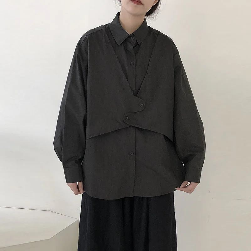 In The Autumn Of 2022, The New Black Versatile Shirt, Women's Loose And Casual Long Sleeve Shirt, Fashion And Fashion Two Shirts
In The Autumn Of 2022, The New Black Versatile Shirt, Women's Loose And Casual Long Sleeve Shirt, Fashion And Fashion Two Shirts