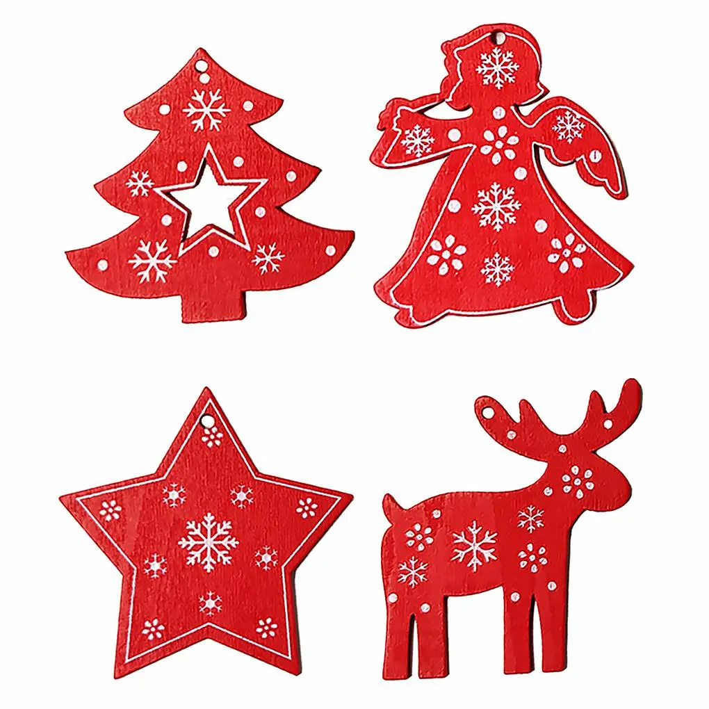 4 Pcs/set Christmas Tree Hanging Ornament Home Office Tree Hanging Wood Pieces Wooden Decoration 4 Types of Christmas Ornament
4 Pcs/set Christmas Tree Hanging Ornament Home Office Tree Hanging Wood Pieces Wooden Decoration 4 Types of Christmas Ornament