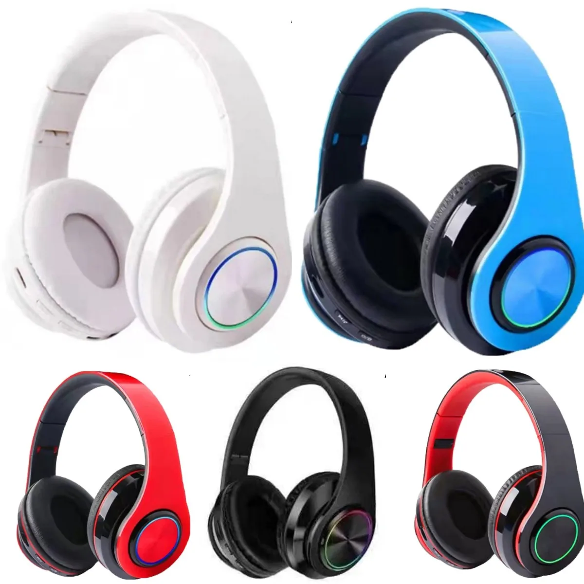 B39 Wireless Light emitting Headset Bluetooth Headset Subwoofer Stereo Pluggable Card Folding Sports Game E-sports Headset 
B39 Wireless Light emitting Headset Bluetooth Headset Subwoofer Stereo Pluggable Card Folding Sports Game E-sports Headset