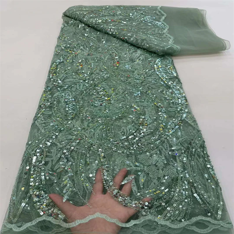 SJ Lace New arrival Sequins Beads African Lace Fabric 2022 High Quality French Tulle Net with Sequins For Nigeria Dress r12-72
SJ Lace New arrival Sequins Beads African Lace Fabric 2022 High Quality French Tulle Net with Sequins For Nigeria Dress r12-72
