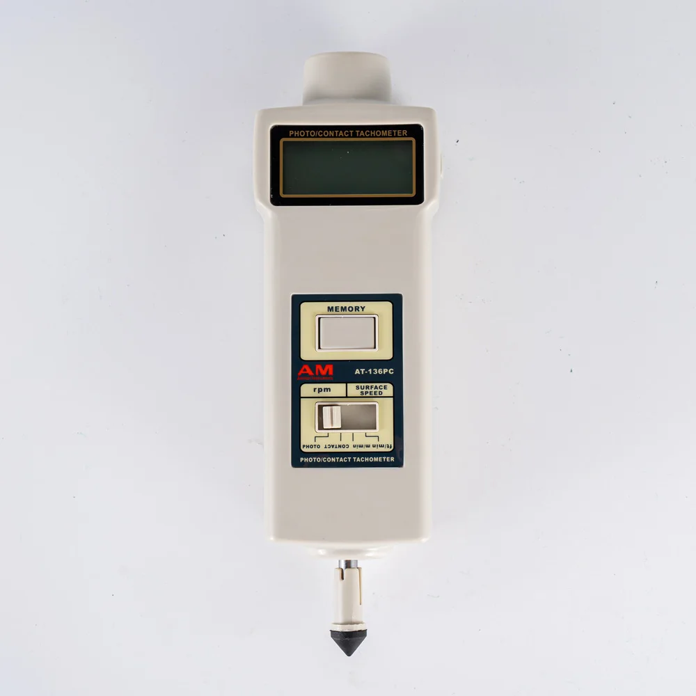 Digital Speed Measuring Instrument AT-136PC Motor Speed And Linear Speed Photoelectric High Precision Tachometer 
Digital Speed Measuring Instrument AT-136PC Motor Speed And Linear Speed Photoelectric High Precision Tachometer