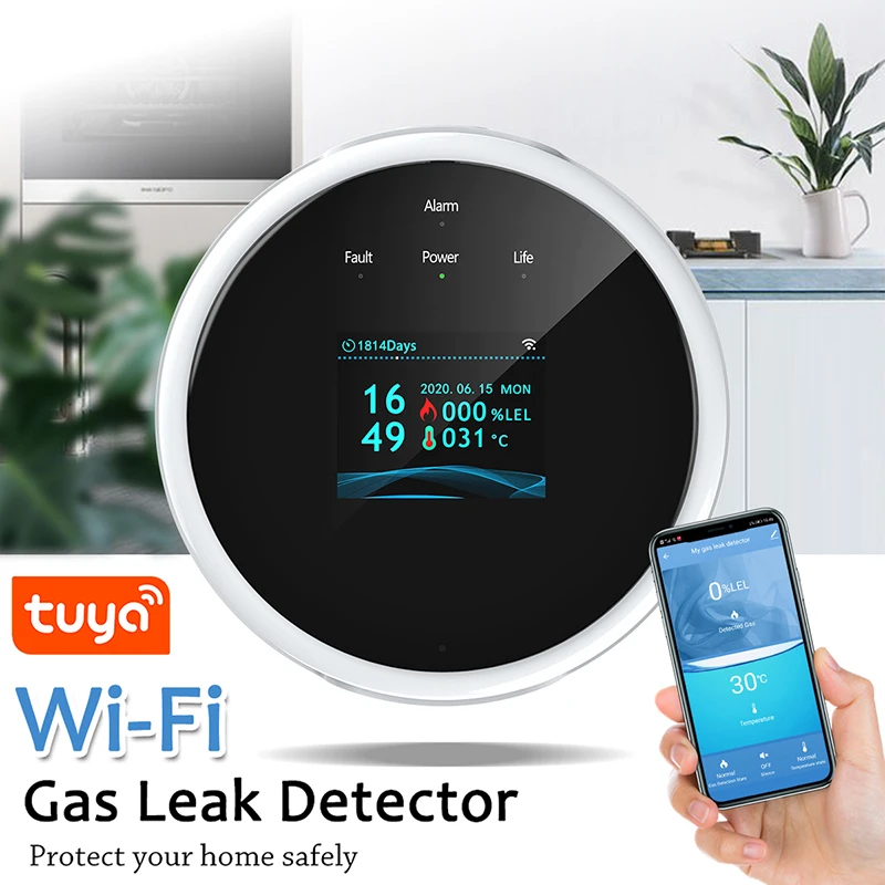 Tuya Wifi Gas Lpg Leak Sensor Alarm Fire Security Detector App Control Safety Smart Home Leakage Sensor Support Smart Life App
Tuya Wifi Gas Lpg Leak Sensor Alarm Fire Security Detector App Control Safety Smart Home Leakage Sensor Support Smart Life App