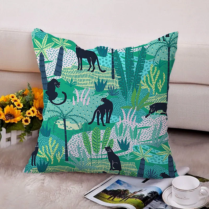 Наволочка в стиле растений, защита от грязи, для дивана, домашние грязеотталкивающие Чехлы для подушек, 45 х45, украшения для дома 
Наволочка в стиле растений, защита от грязи, для дивана, домашние грязеотталкивающие Чехлы для подушек, 45 х45, украшения для дома