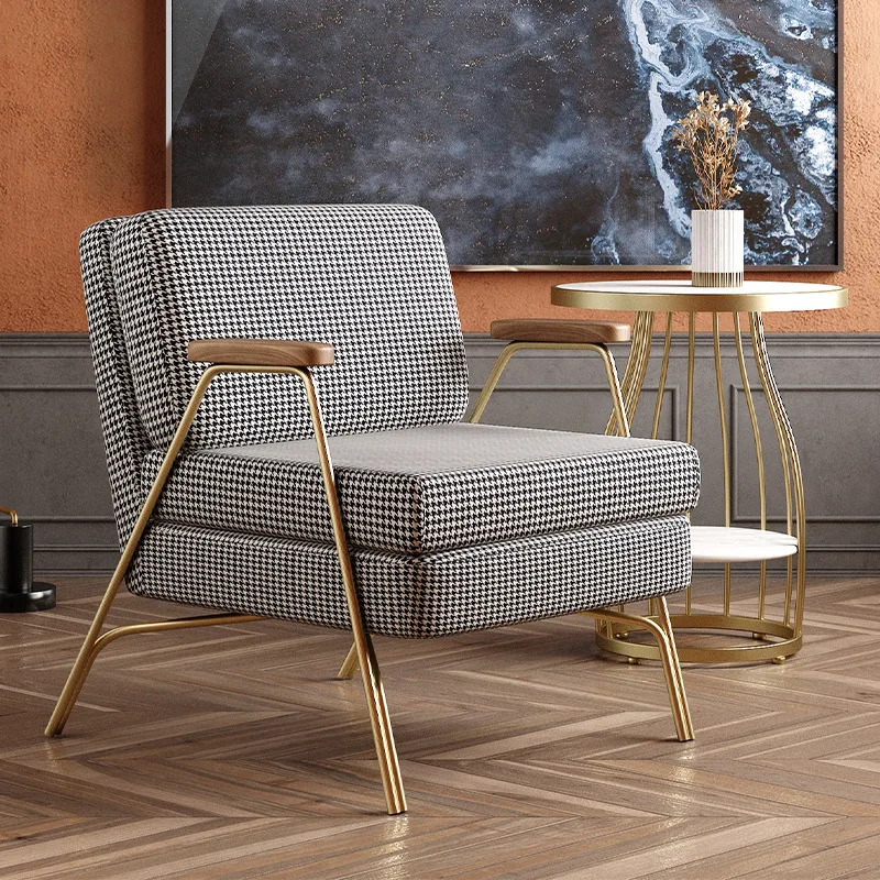Cozy Lounge Living Room Chair Luxury Single Gold Armchair Floor Chair Design Bedroom Adults Chaises De Salon Household Items
Cozy Lounge Living Room Chair Luxury Single Gold Armchair Floor Chair Design Bedroom Adults Chaises De Salon Household Items