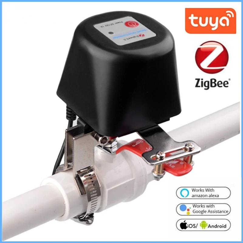 Zigbee Smart Valve Controller For Water Gas Valve Auto Shut ON Off Smart Irrigation With Alexa Google Assistant Smart Home
Zigbee Smart Valve Controller For Water Gas Valve Auto Shut ON Off Smart Irrigation With Alexa Google Assistant Smart Home