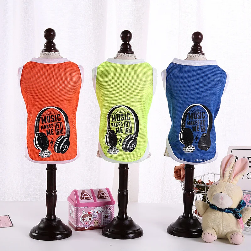 Free Shipping Summer Pet Clothes Mesh Breathable Cat and Dog Vest, Music Master Pattern, Vest Suitable for Small and Medium Pets
Free Shipping Summer Pet Clothes Mesh Breathable Cat and Dog Vest, Music Master Pattern, Vest Suitable for Small and Medium Pets