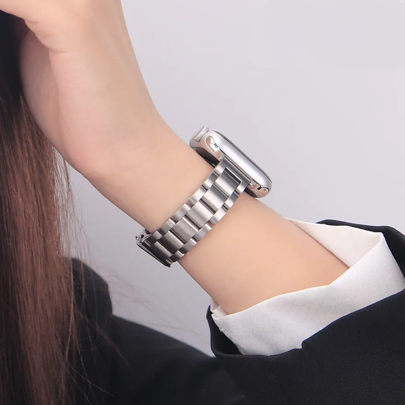 For Apple Watch Band 44mm 38mm 41mm 45mm 42mm 40mm Luxury Gold Silver Stainless Steel Bracelet for iWatch 7 6 5 4 se 3 2 1
For Apple Watch Band 44mm 38mm 41mm 45mm 42mm 40mm Luxury Gold Silver Stainless Steel Bracelet for iWatch 7 6 5 4 se 3 2 1