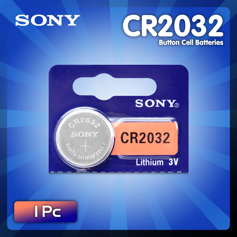 1PC SONY CR2032 battery 3V Lithium Batteries BR2032 DL2032 ECR2032 CR 2032 Button Coin Battery For Watch Calculator
1PC SONY CR2032 battery 3V Lithium Batteries BR2032 DL2032 ECR2032 CR 2032 Button Coin Battery For Watch Calculator