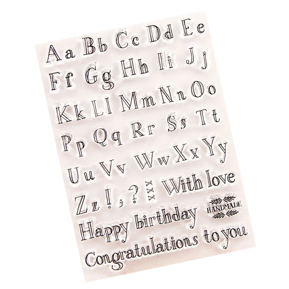 1pc Clear Stamp Reusable Scrapbooking Transparent Stamps for DIY Craft Photo Album Diary Making
1pc Clear Stamp Reusable Scrapbooking Transparent Stamps for DIY Craft Photo Album Diary Making