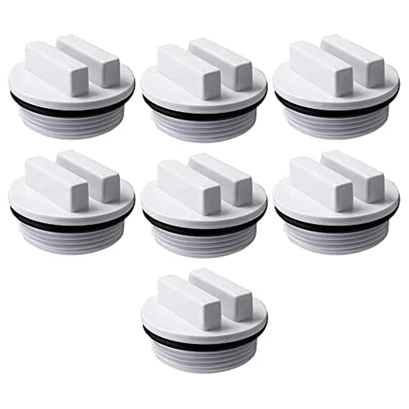 7 Pcs 1.5 Inch Threaded Pool Spa Return Winterizing Filter Drain Plug With O-Ring For Winterizing Pools During Season
7 Pcs 1.5 Inch Threaded Pool Spa Return Winterizing Filter Drain Plug With O-Ring For Winterizing Pools During Season