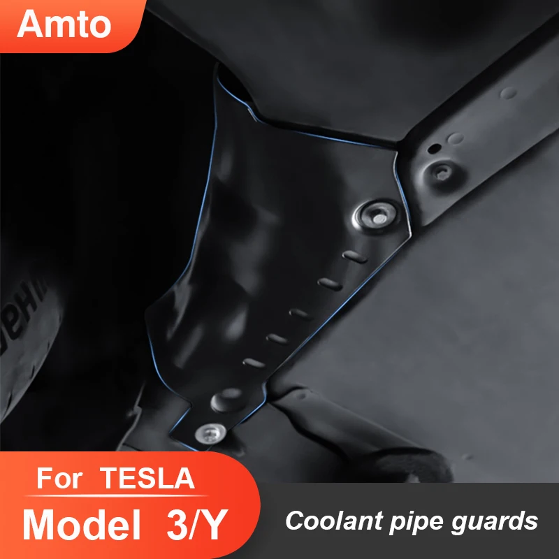 Amto for Tesla Model 3 Model Y 2023 Chassis Coolant Pipe Guard Lower Guard Plate Chassis Protection Cover Car Accessories 2Pcs
Amto for Tesla Model 3 Model Y 2023 Chassis Coolant Pipe Guard Lower Guard Plate Chassis Protection Cover Car Accessories 2Pcs