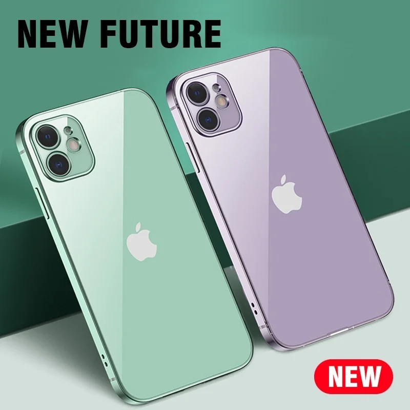 Funda Coque Phone Case for Iphone 11 12 Mini Pro XS Max X XR Full Shockproof Cover Coque for Iphone SE 2020 7 8 Silicone Plating
Funda Coque Phone Case for Iphone 11 12 Mini Pro XS Max X XR Full Shockproof Cover Coque for Iphone SE 2020 7 8 Silicone Plating