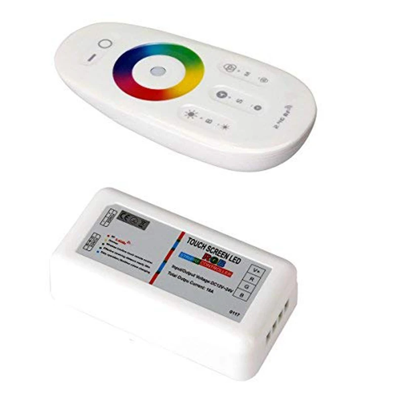RF LED Remote Controller 2.4Ghz Wireless RF Touch LED RGB Dimmer Controller For 5050 3528 RGB LED Strip Light 12V/24V
RF LED Remote Controller 2.4Ghz Wireless RF Touch LED RGB Dimmer Controller For 5050 3528 RGB LED Strip Light 12V/24V