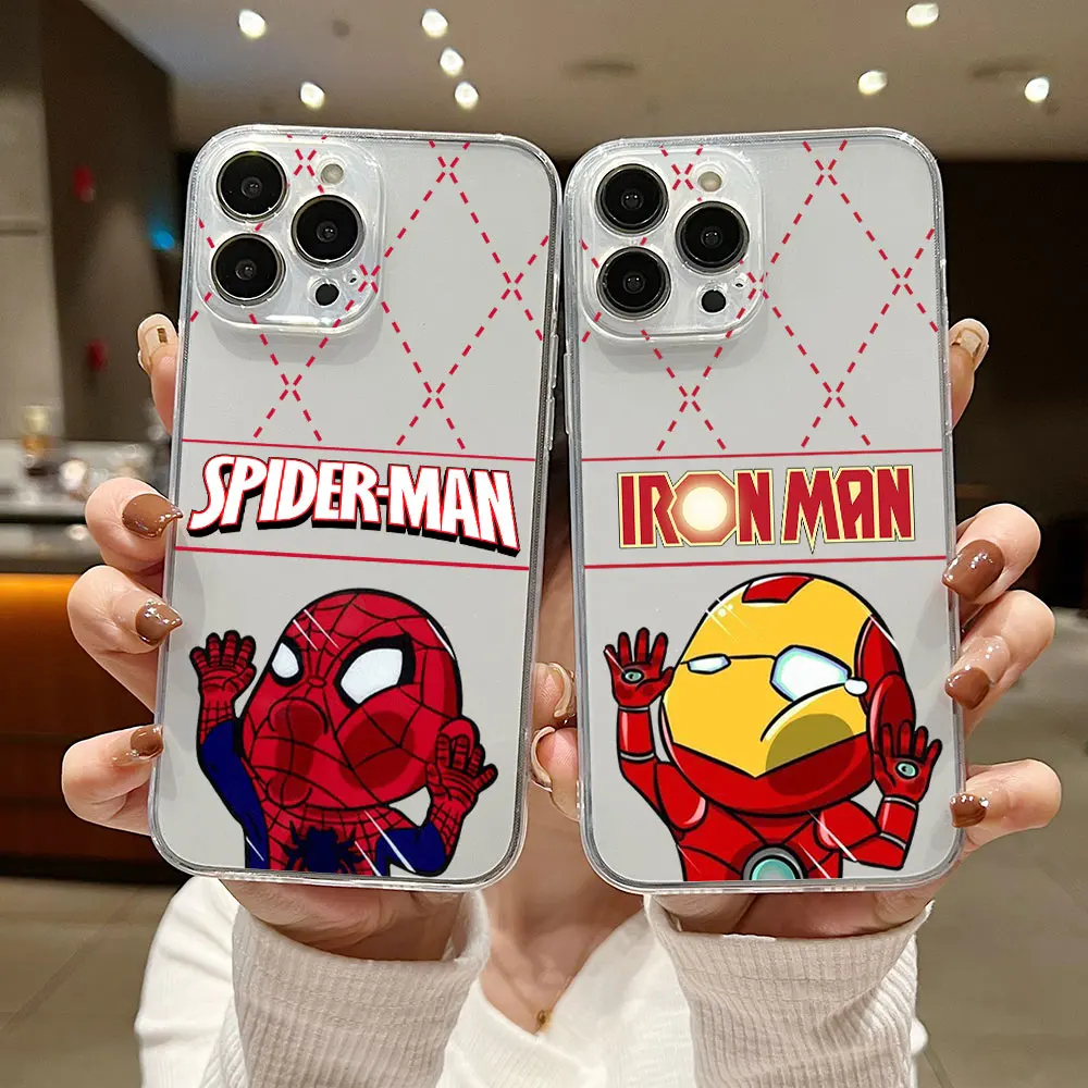 Funny Marvel DC Figure SpiderMan Phone Case For Xiaomi Redmi Note 12 11 11T 10 10S 9 Pro Plus 10C 9A 9C 9T 4G 5G Transparent
Funny Marvel DC Figure SpiderMan Phone Case For Xiaomi Redmi Note 12 11 11T 10 10S 9 Pro Plus 10C 9A 9C 9T 4G 5G Transparent