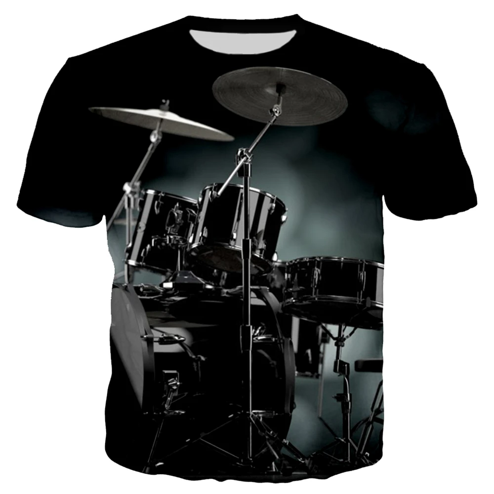 Hip Hop Bass Drum Set T Shirts 3D Print Musical Instrument Funny T Shirt Men Women Short Sleeve Sweatshirt Casual Fashion Tops
Hip Hop Bass Drum Set T Shirts 3D Print Musical Instrument Funny T Shirt Men Women Short Sleeve Sweatshirt Casual Fashion Tops