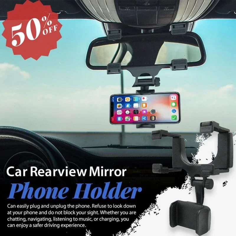 Car Rearview Mirror Phone Holder For Phone Air Vent Clip Mount Adjustable Mobile Cell Stand Smartphone GPS Support Cell Stand
Car Rearview Mirror Phone Holder For Phone Air Vent Clip Mount Adjustable Mobile Cell Stand Smartphone GPS Support Cell Stand