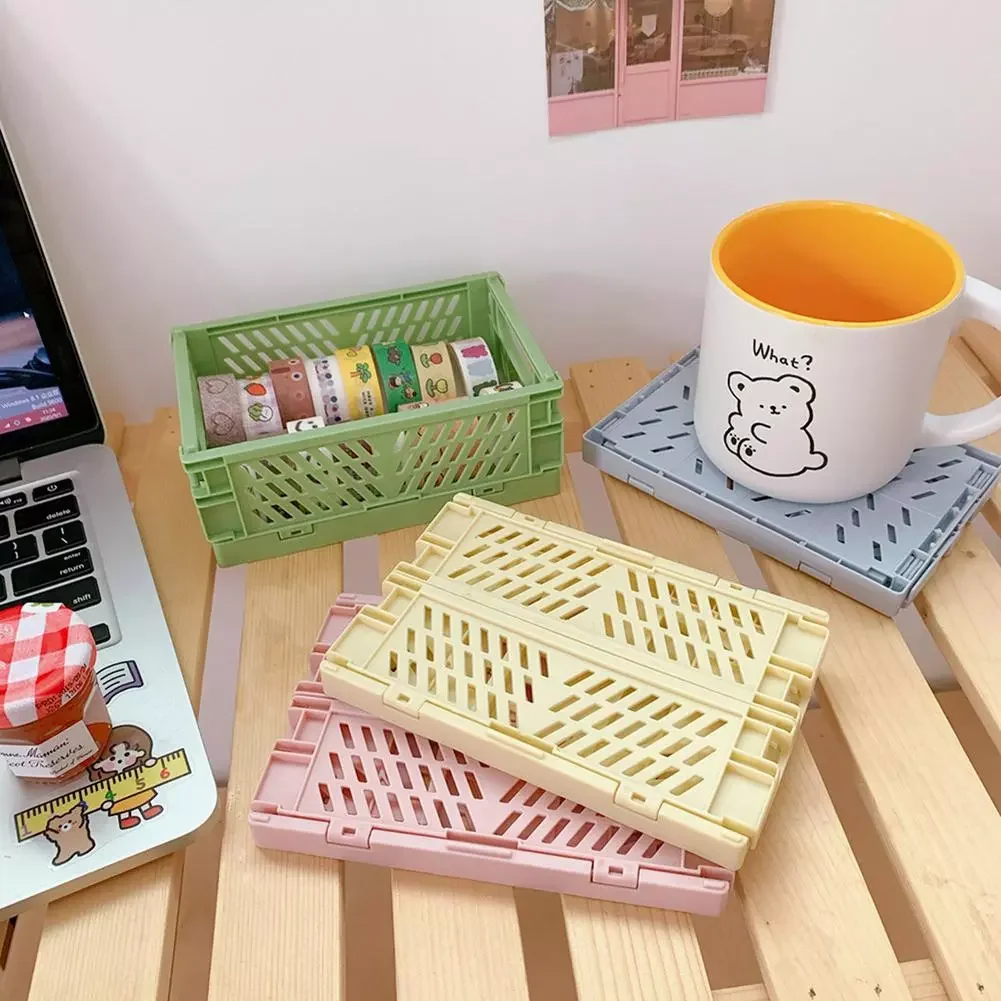 Mini Folding Storage Box Collapsible Storage Container for Home Small Things Home Office Stationery Organizer
Mini Folding Storage Box Collapsible Storage Container for Home Small Things Home Office Stationery Organizer