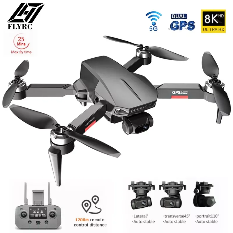 5G WIFI GPS Drone 4k Profesional 8K HD Camera 3-Axis Gimbal EIS Anti-shake Aerial Brushless Motor Photography Foldable aircraft
5G WIFI GPS Drone 4k Profesional 8K HD Camera 3-Axis Gimbal EIS Anti-shake Aerial Brushless Motor Photography Foldable aircraft