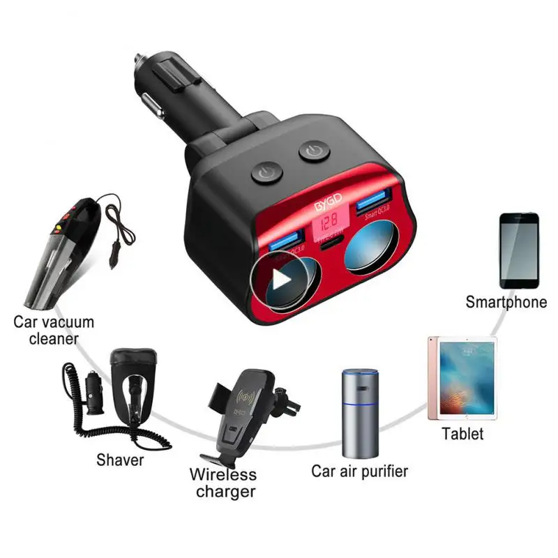Highpower Usb Car Charger One For Two Cigarette Lighter Adapter Portable Car Charge Adapter Universal Car Accessories 120w
Highpower Usb Car Charger One For Two Cigarette Lighter Adapter Portable Car Charge Adapter Universal Car Accessories 120w