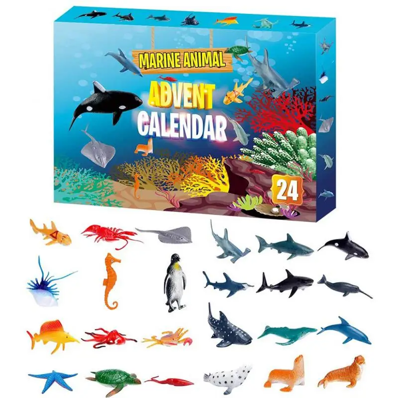 Hot Sale New Blind Box Christmas Advent Calendar Marine Animal 24 Days Countdown Holiday Celebration Christmas Gifts For Kids
Hot Sale New Blind Box Christmas Advent Calendar Marine Animal 24 Days Countdown Holiday Celebration Christmas Gifts For Kids