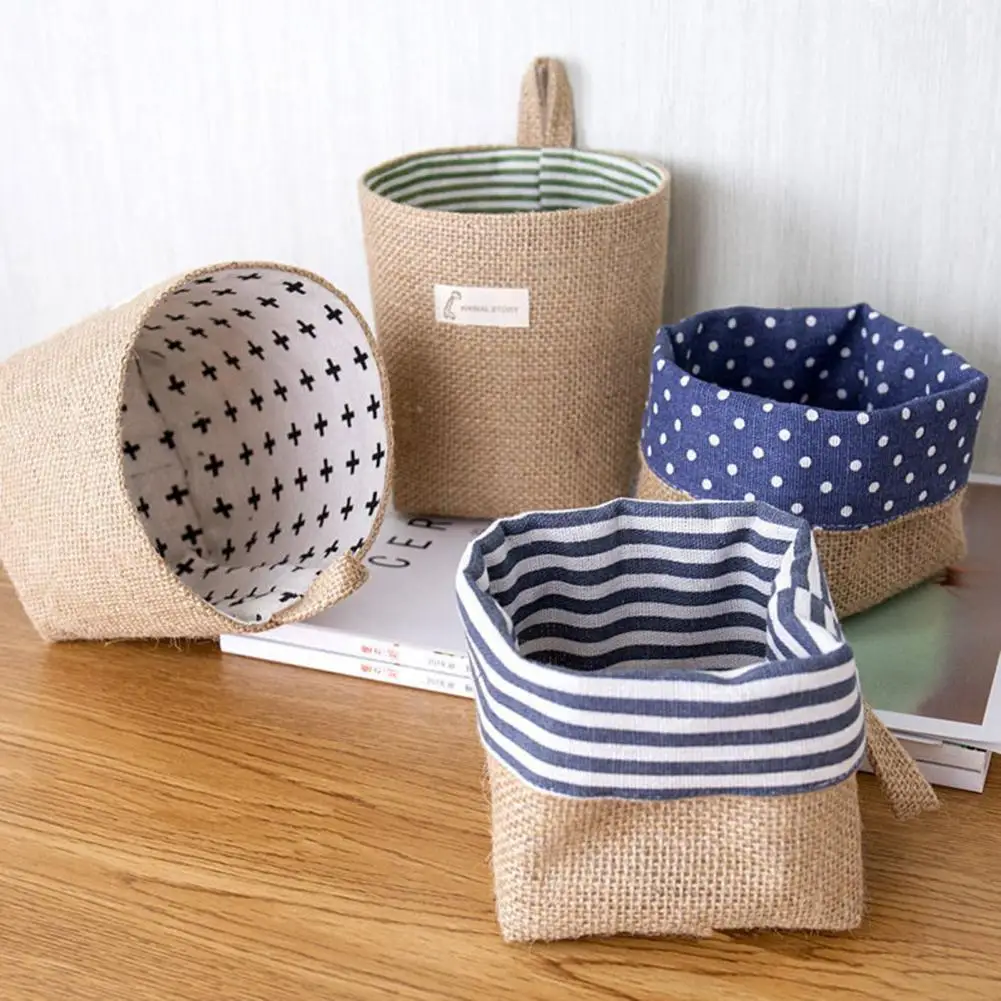 Desktop Storage Basket Reliable Space-Saving Jute Desktop Storage Bin Convenient Fine Workmanship Basket Bin
Desktop Storage Basket Reliable Space-Saving Jute Desktop Storage Bin Convenient Fine Workmanship Basket Bin