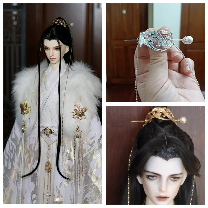 Аксессуар для куклы в масштабе 1/3 BJD SD парик старинный костюм головной убор корона