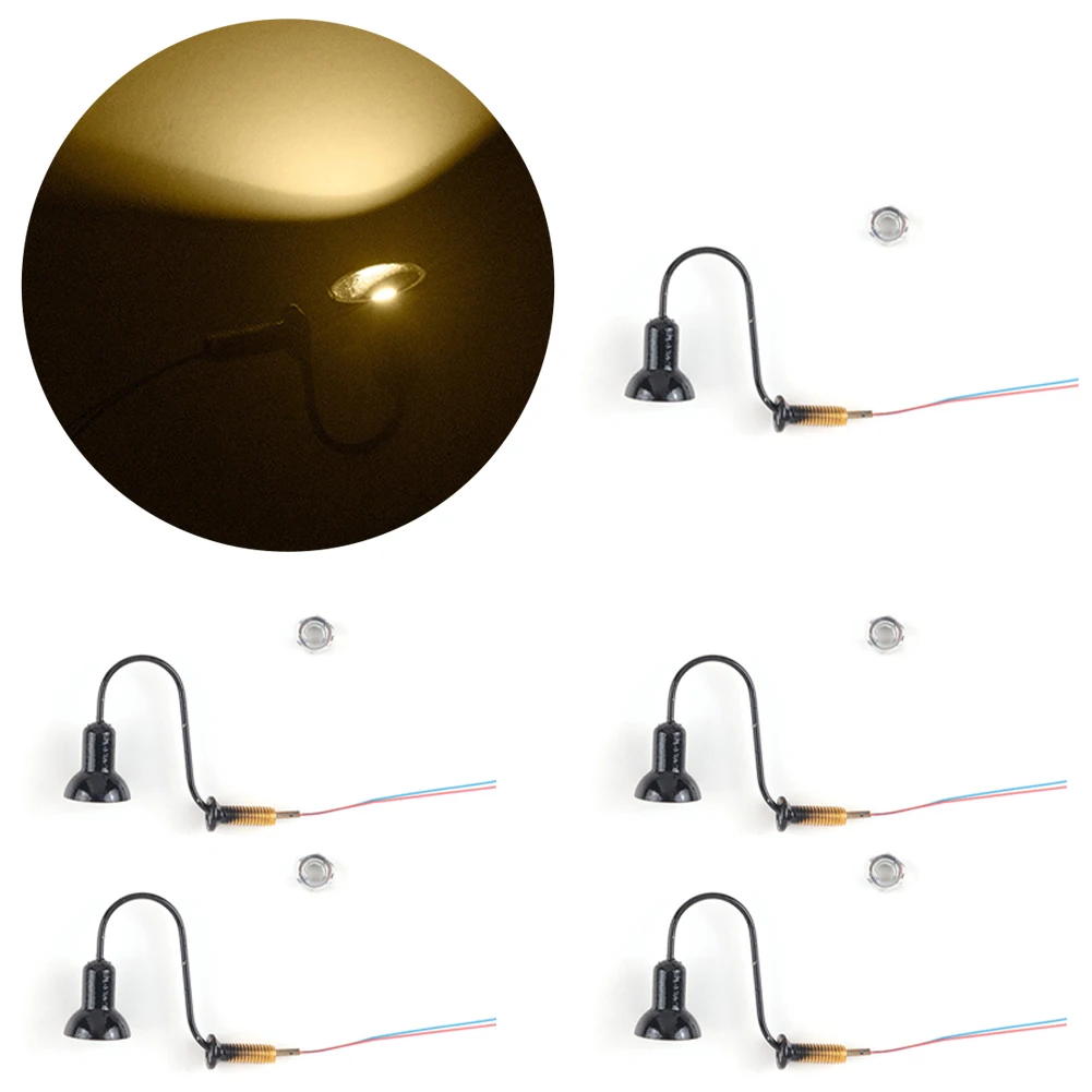 5pcs Wall Lamp Model Garden Sand Table Model Led Light 1/87 HO Scale Lamps/street Lamp Model Railroad Park Lamps/train/railroad
5pcs Wall Lamp Model Garden Sand Table Model Led Light 1/87 HO Scale Lamps/street Lamp Model Railroad Park Lamps/train/railroad