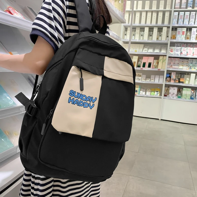 New waterproof nylon backpack unisex travel bag school bag neutral wind solid color backpack casual fashion wild backpack
New waterproof nylon backpack unisex travel bag school bag neutral wind solid color backpack casual fashion wild backpack