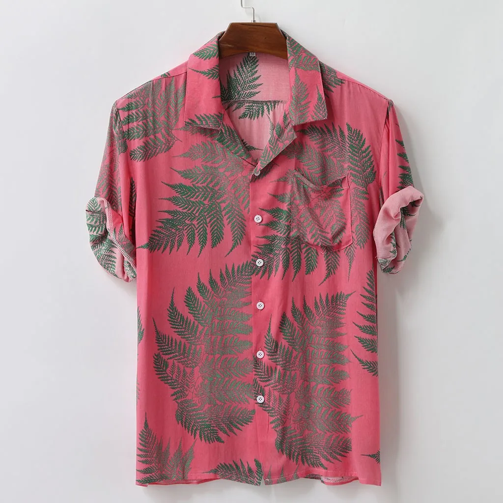 Summer Shirt Colorful Short Sleeve Men's Loose Hawaiian Buttons Casual Blouse Men's blouse Gray Slim Fit Dress Shirts for Men
Summer Shirt Colorful Short Sleeve Men's Loose Hawaiian Buttons Casual Blouse Men's blouse Gray Slim Fit Dress Shirts for Men