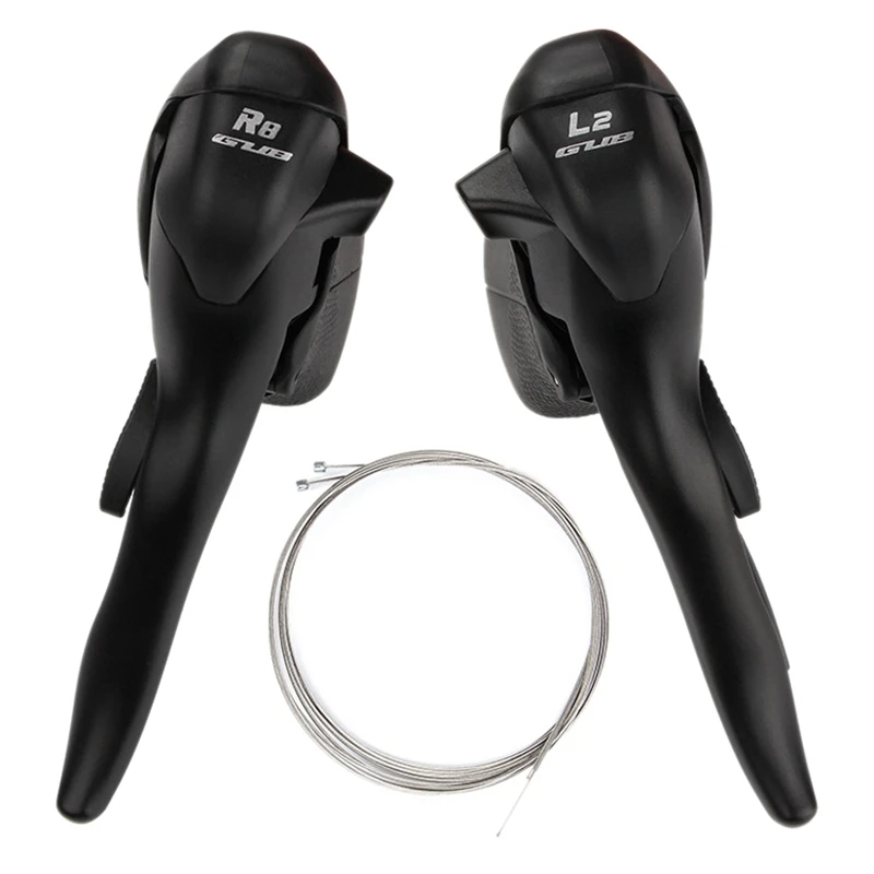 GUB Dual Control Levers Bike Shifters Brake Lever 2X8 Speed Road Bike Shifters Brake Lever for Shimano
GUB Dual Control Levers Bike Shifters Brake Lever 2X8 Speed Road Bike Shifters Brake Lever for Shimano