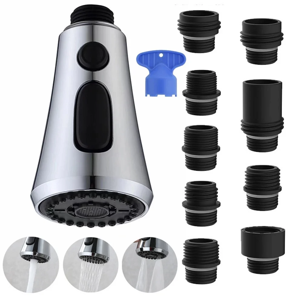 Kitchen Faucet Head Replacement 360 Degree Faucet Head Pull Down Faucet Sprayer Head Sink Spray Nozzle Bathroom Accessories
Kitchen Faucet Head Replacement 360 Degree Faucet Head Pull Down Faucet Sprayer Head Sink Spray Nozzle Bathroom Accessories