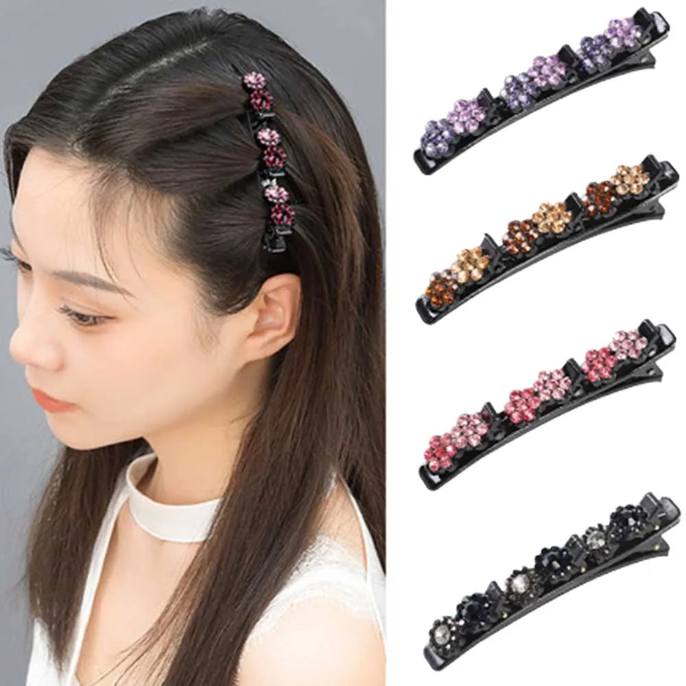Alice Braided Hair Clip Hairpins Girls Rhinestone Headwear Barrette For Women Ladies Sweet Fashion Hairgrip Hair Accessories
Alice Braided Hair Clip Hairpins Girls Rhinestone Headwear Barrette For Women Ladies Sweet Fashion Hairgrip Hair Accessories